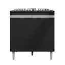 Ver imagem 1 de Balcão para Cooktop Andréia 2 Portas Preto Ajl
