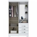 Ver imagem 2 de Guarda-Roupa 2 Portas 3 Gavetas Briz