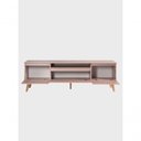 Ver imagem 4 de Rack para TV Dallas 180cm MDF Retrô com Portas Basculantes Rosa On Móveis