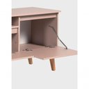 Ver imagem 2 de Rack para TV Dallas 180cm MDF Retrô com Portas Basculantes Rosa On Móveis