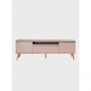 Ver imagem 3 de Rack para TV Dallas 180cm MDF Retrô com Portas Basculantes Rosa On Móveis