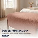 Ver imagem 4 de Recamier Puff 140 cm Royale Bouclê B05 - D'Rossi