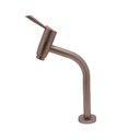 Ver imagem 3 de Torneira Lavatório Bancada Baixa Pia Cuba Banheiro Cobre Fosco 1/4 de Volta Alavanca Luxo