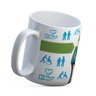Caneca Personalizada Em Porcelana Cuidador de Idosos - 2