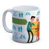 Caneca Personalizada Em Porcelana Cuidador de Idosos - 6