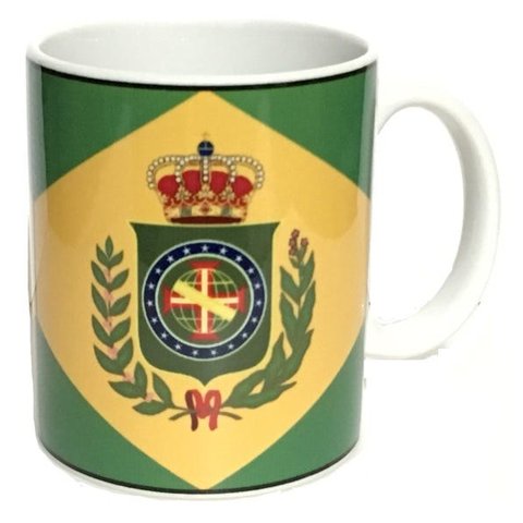 Caneca da bandeira do Brasil Império