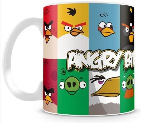 Games Caneca Personalizada Porcelana Angry Birds - 1