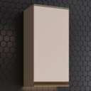 Ver imagem 1 de Armário Aéreo Cozinha Connect 1 Porta 100% Mdf Duna/cristal C81 - Henn