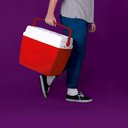 Ver imagem 2 de Caixa Térmica 34 Litros com Alça Cores Mor Cor:vermelho Vermelho