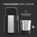 Ver imagem 3 de Moedor de Café Wap Aroma Wmc200 Duas Lâminas em Inox, Copo Removível e 200w de Potência 127v