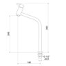 Torneira para Banheiro de Mesa 1203 C 77 Ba - 1