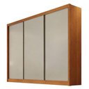 Ver imagem 1 de Guarda Roupa Casal Lôgan Plus 3 Portas 4 Gavetas Cinamomo Fendi - Novo Horizonte