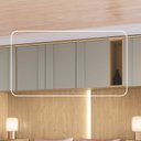 Ver imagem 2 de Módulo Aéreo para Quarto 3 Portas Elegance Cinza/Angelin/Níquel