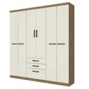 Ver imagem 3 de Guarda-roupa Casal 6 Portas 3 Gavetas Econ Henn