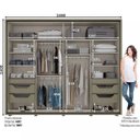 Ver imagem 4 de Guarda Roupa Casal 2 Portas 6 Gavetas Cavic Henn