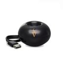 Ver imagem 1 de Difusor Aromatizador Elétrico Usb Preto Via Aroma