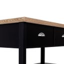 Ver imagem 4 de Carrinho Bar para Drinks com 2 Gavetas e Rodízios 85cm Móvel na Caixa