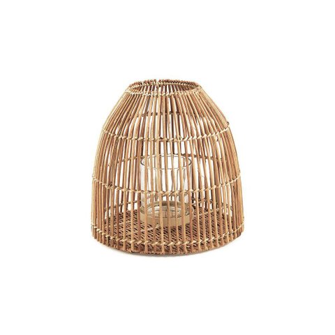 Lanterna Em Rattan 30X26Cm