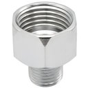 Ver imagem 1 de Bucha Redução Latão Cromado Markemis 1/2" Fêmea X 1/4" Macho - Mk2310