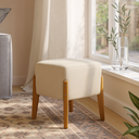 Ver imagem 1 de Puff Banqueta Ana Luxo Barato Sala Escritório/quarto - Bege