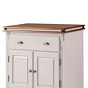 Ver imagem 2 de Balcão Buffet 2 Portas 1 Gavetas Manchester 2000 Linz Móveis - Off White/imbuia