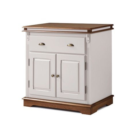 Balcão Buffet 2 Portas 1 Gavetas Manchester 2000 Linz Móveis - Off White/imbuia