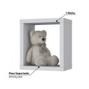 Ver imagem 3 de Nicho Infantil Quadrado Aquarela - Branco