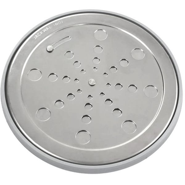 Grelha De Banheiro 16cm Ralo Com Fecho Grelha Inox Jackwal - 1