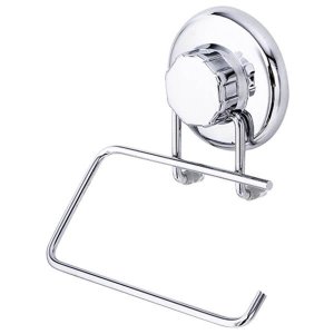 Suporte para Papel Higiênico com Ventosa Inox Banheiro Casa