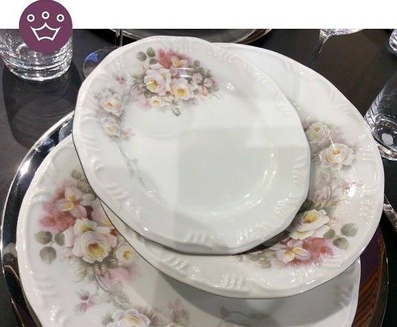 Aparelho de Jantar 42 Peças Vitória Porcelana Schmidt