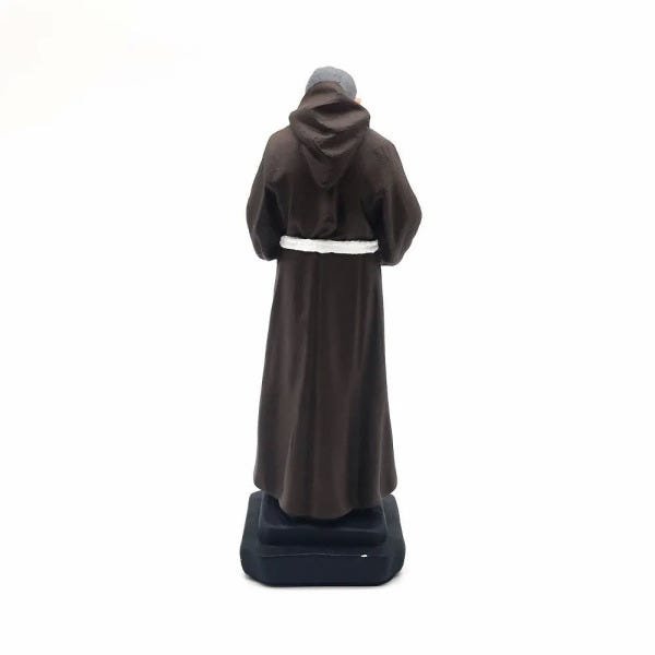 Imagem de Padre Pio Sem Luvas Gesso 20 cm - 4