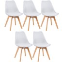Ver imagem 1 de KIT - 5 x cadeiras Leda - Branco
