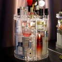 Ver imagem 1 de Organizador Giratório 360º Porta Maquiagem - Acrílico 35 x 28 cm