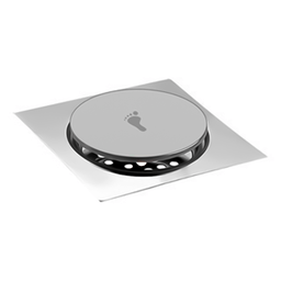 Ralo Click Inteligente Inox Fertak Quadrado Embutir 10x10cm - 2