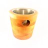 Balde Para Gelo Champagne 220 Oblò Madeira E Inox - 1