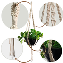 Ver imagem 1 de Suporte de Plantas em Macramê - Modelo CORA-G