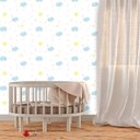 Ver imagem 1 de Papel de Parede Infantil - Lua, Sol e Estrelas 9 Arte Destaque 2 Metros