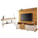 Ver imagem 2 de Estante Home Theater Bold e Aparador Vivant Cinamomo Off White - Hb Móveis