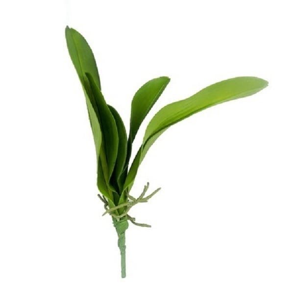 Folha De Orquidea Artificial Com 10 - 1
