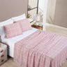 Jogo de Lençol Solteiro Square 3 Peças Rosa - 1
