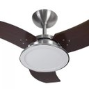 Ver imagem 3 de Ventilador de Teto Tron Venom LED 3 Pás Tabaco / Alumínio 220V