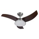 Ver imagem 1 de Ventilador de Teto Tron Venom LED 3 Pás Tabaco / Alumínio 220V