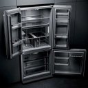 Ver imagem 4 de Geladeira Brastemp Gourmand Frost Free Side Inverse 540 litros Inox com Ice Maker - BRO81AR - BRO81A