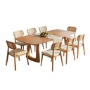 Ver imagem 1 de Mesa de Jantar Stallion com 8 Cadeiras Andaluz Cinamomo 220cm