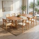 Ver imagem 2 de Mesa de Jantar Stallion com 8 Cadeiras Andaluz Cinamomo 220cm