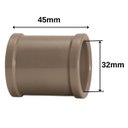 Ver imagem 2 de Luva Pvc 32mm Soldável Conexão Encanamento | Akato | Kit 02 Un