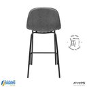 Ver imagem 5 de Kit 4 Banquetas Tânia Pu Baixa 65cm até o Assento Várias Cores - Rivatti