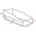 Ver imagem 3 de Cama Solteiro com Auxiliar Batman Azul, Cama Infantil