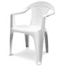 Cadeira Poltrona Dolfin com braço Kit de 10 unidades - Branca - 2