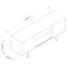 Rack Bancada Ambiente Lisboa Cinamomo Off White – Madetec - 2